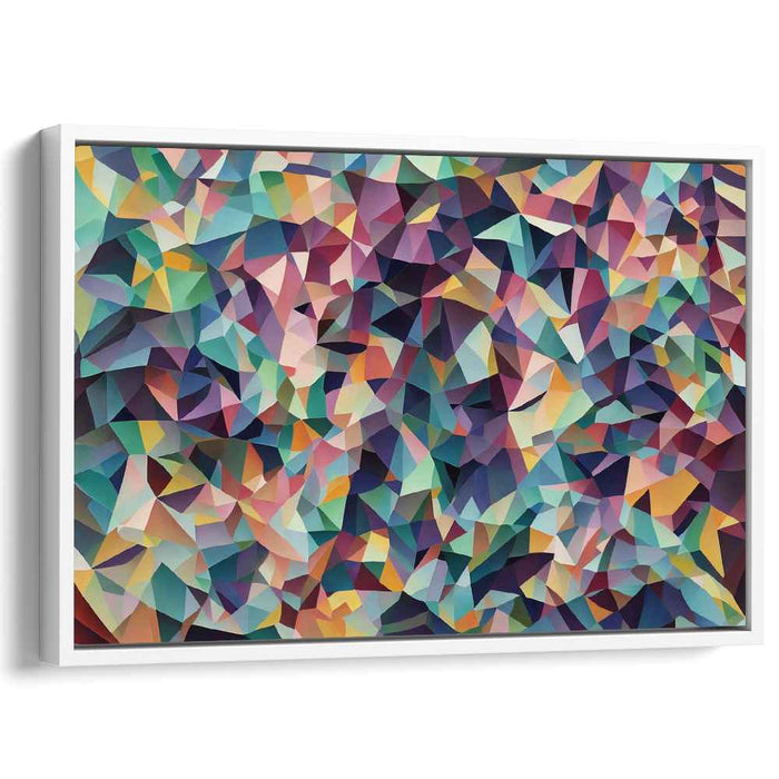 Pastel Cubism Triangles #125