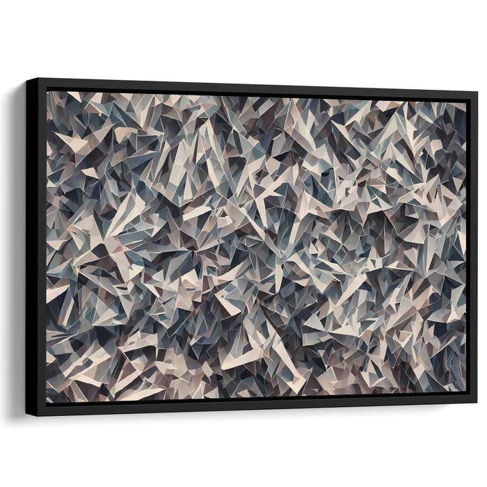 Pastel Cubism Triangles #126