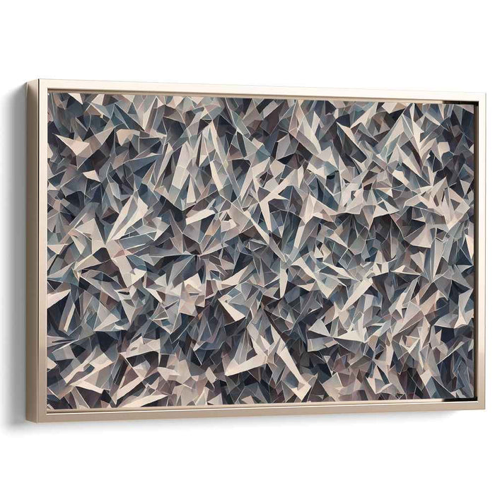 Pastel Cubism Triangles #126