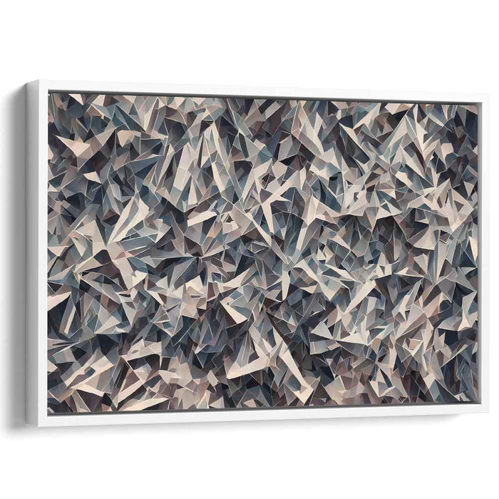 Pastel Cubism Triangles #126