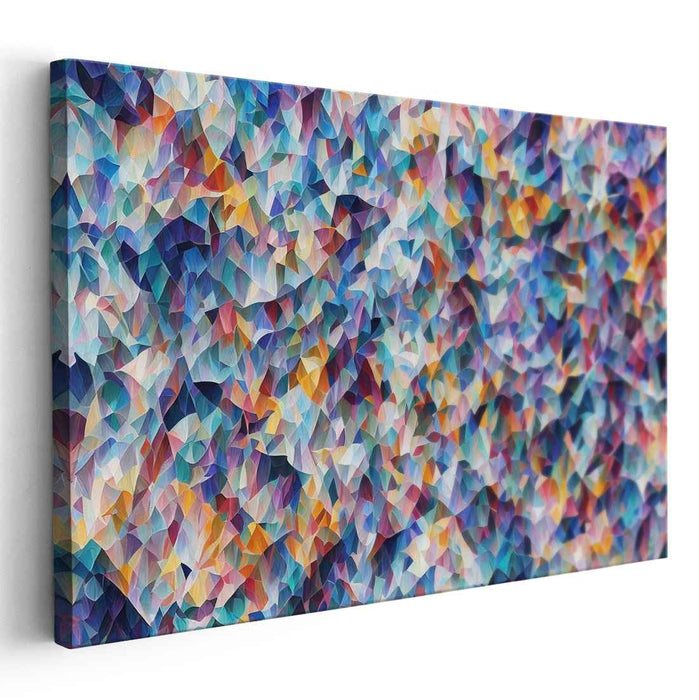 Pastel Cubism Triangles #128