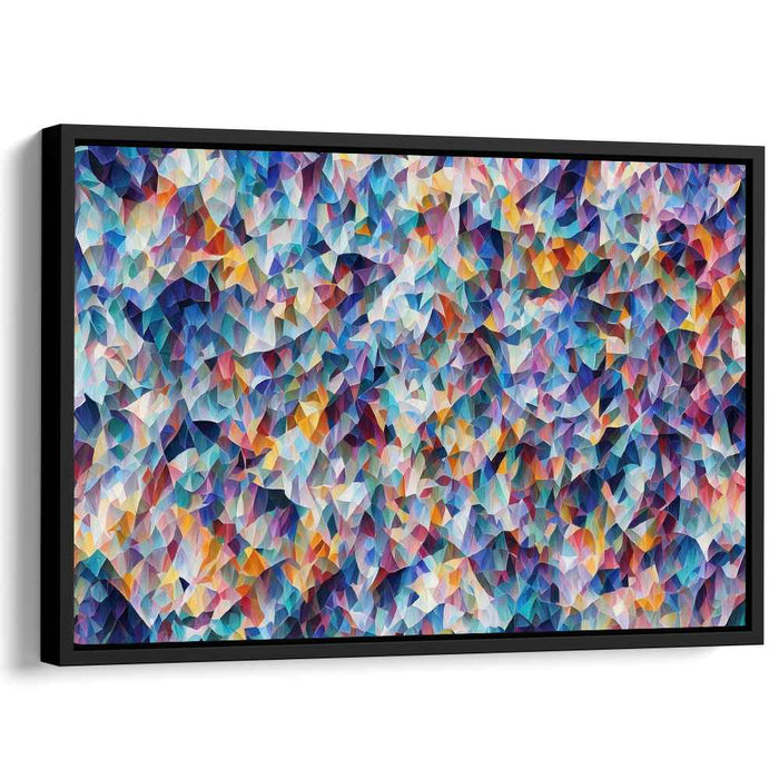 Pastel Cubism Triangles #128