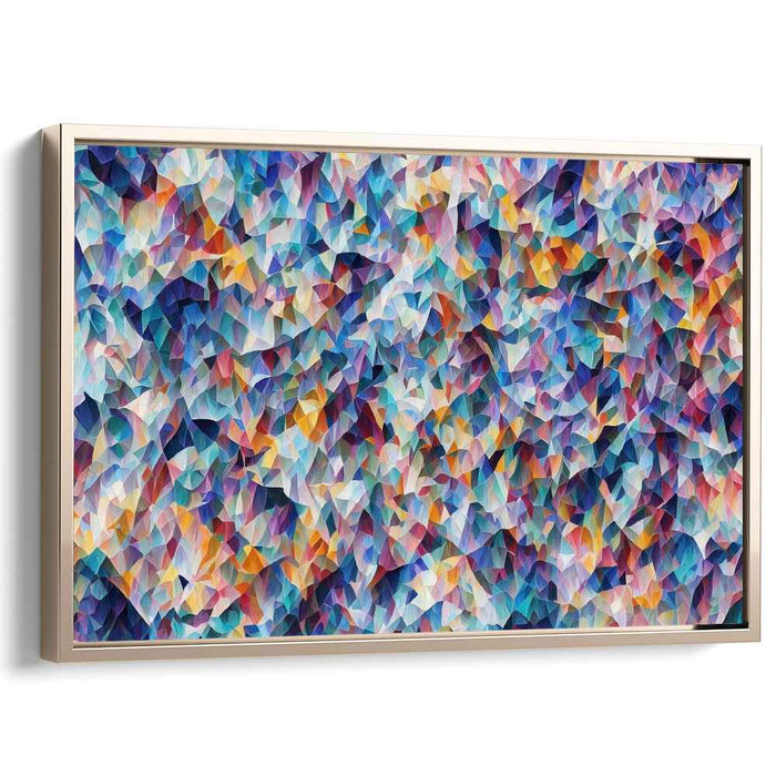 Pastel Cubism Triangles #128