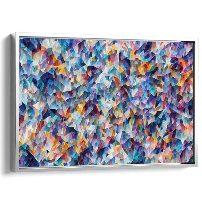 Pastel Cubism Triangles #128