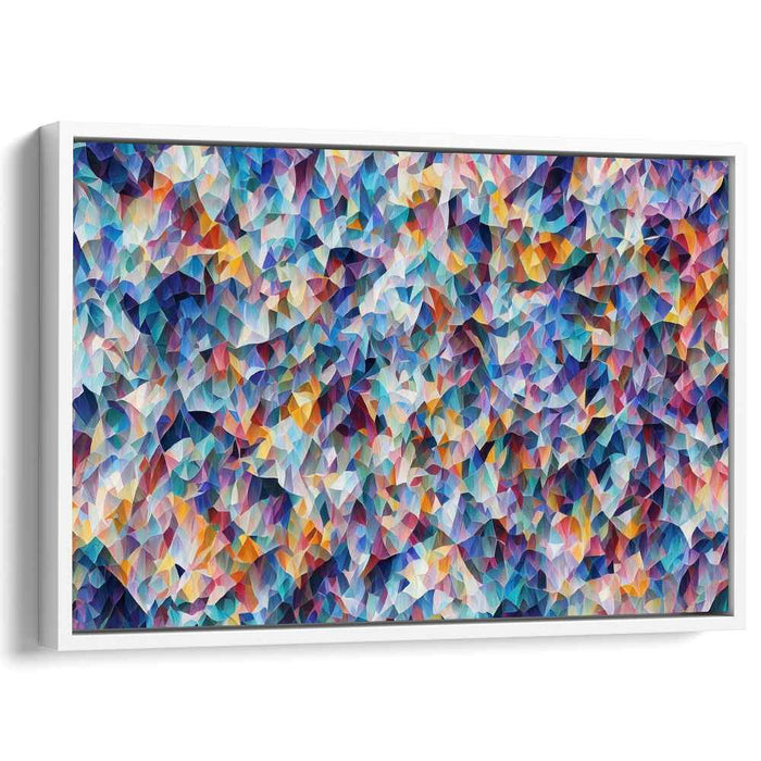 Pastel Cubism Triangles #128