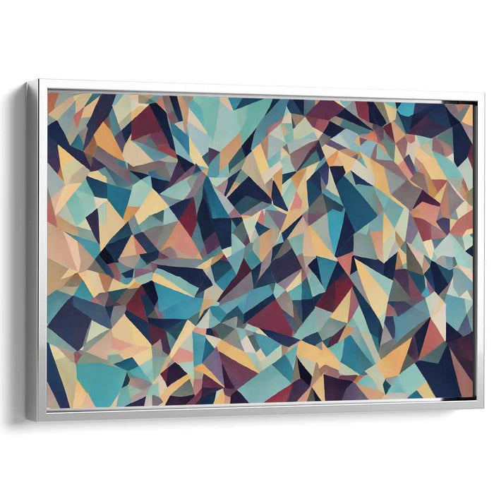 Pastel Cubism Triangles #130