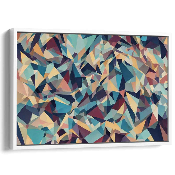Pastel Cubism Triangles #130