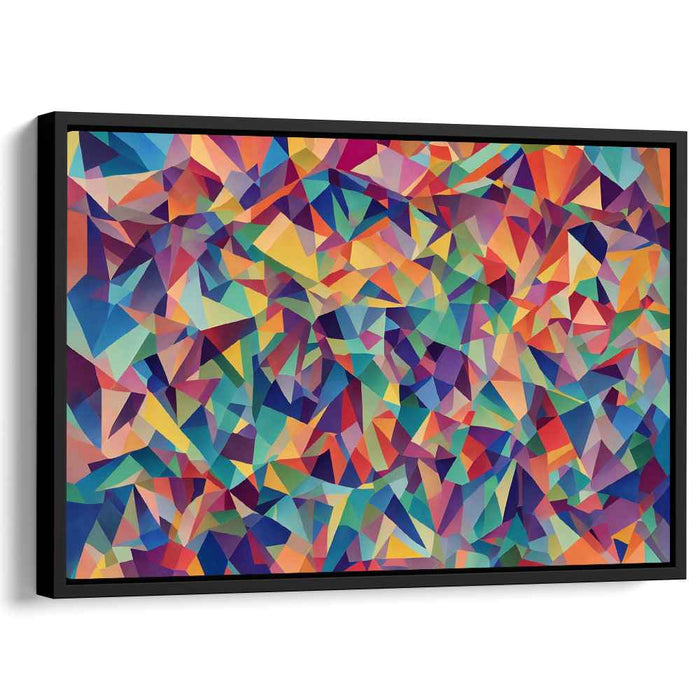 Pastel Cubism Triangles #134