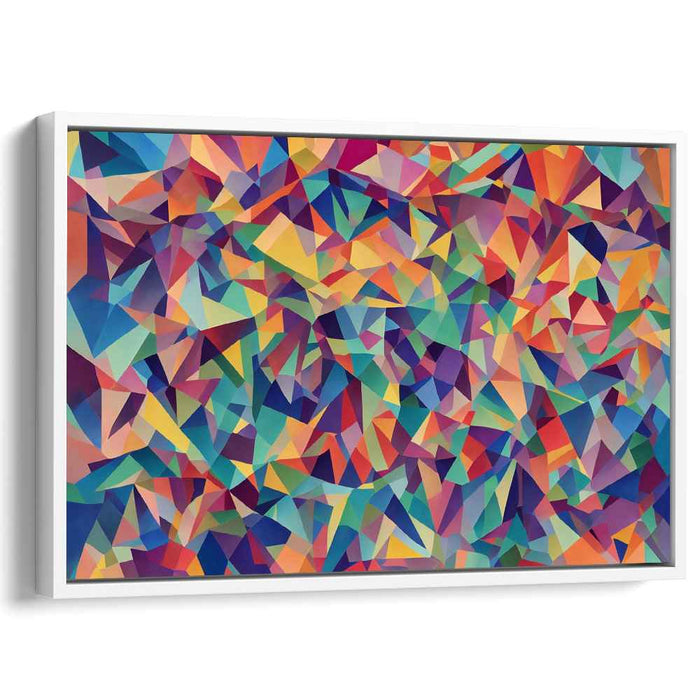 Pastel Cubism Triangles #134