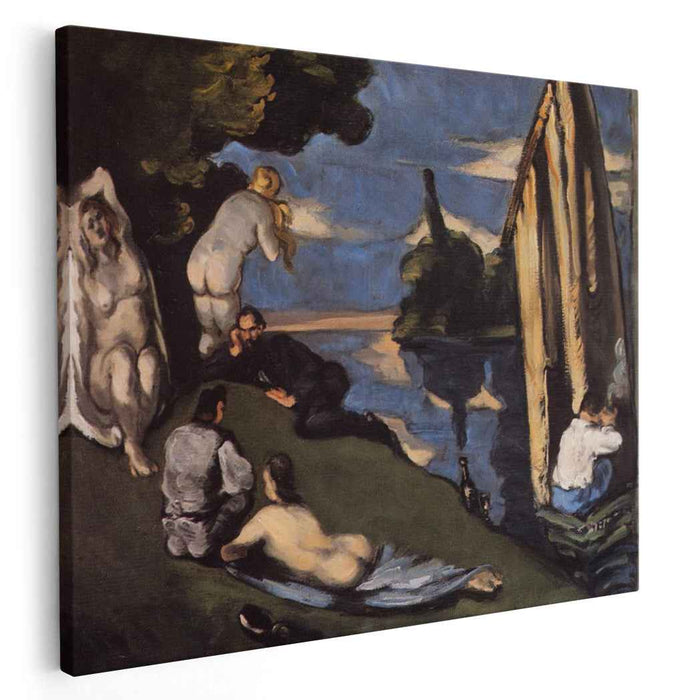 Pastoral, or Idyll by Paul Cezanne