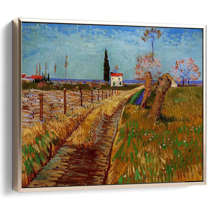 Path Through a Field with Willows (1888) by Vincent van Gogh