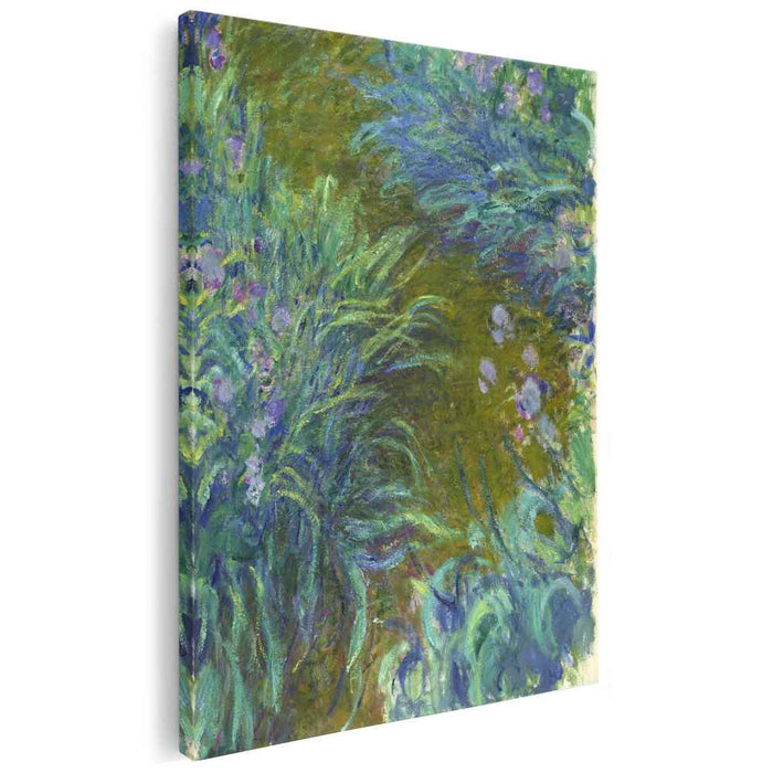 Path through the Irises 02 (1917) by Claude Monet