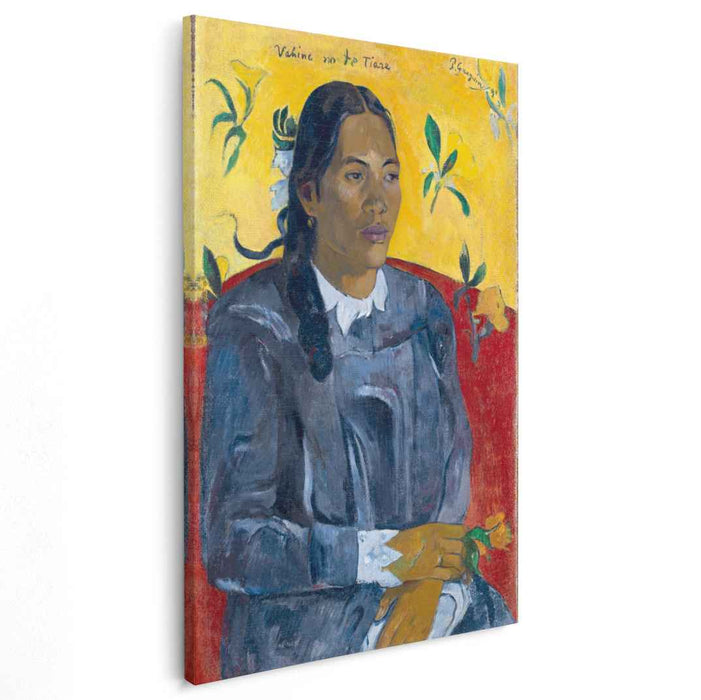 Woman with a Flower (1891) by Paul Gauguin