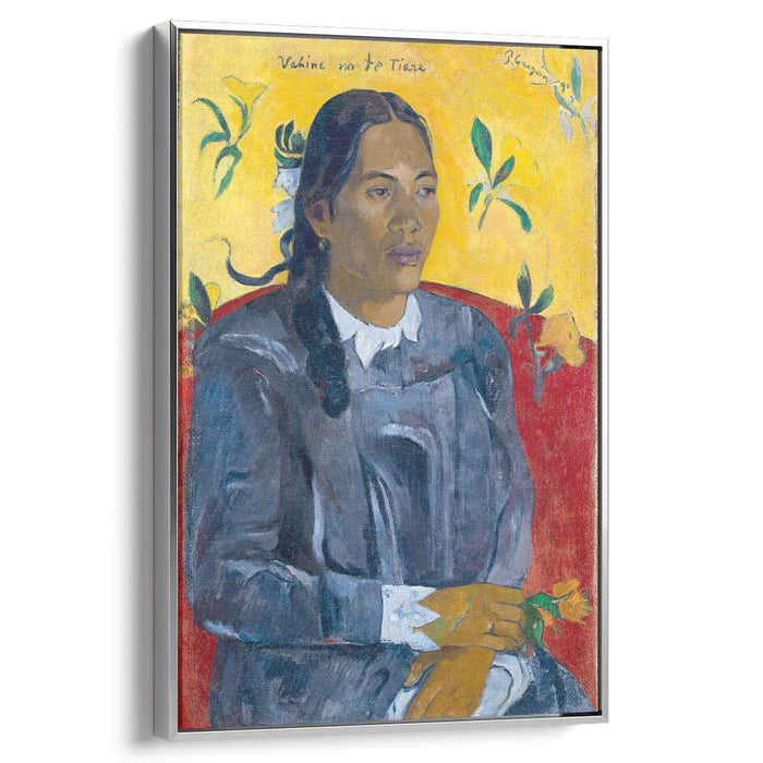 Woman with a Flower (1891) by Paul Gauguin