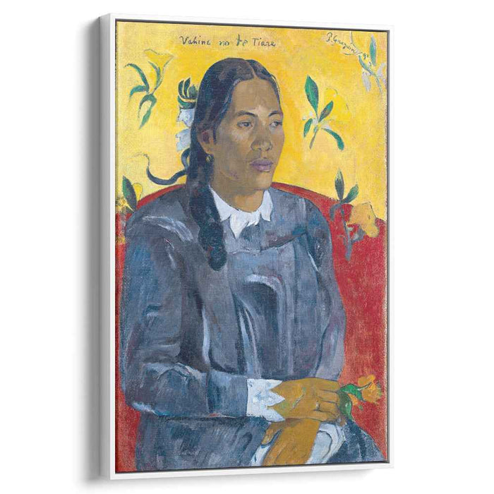 Woman with a Flower (1891) by Paul Gauguin