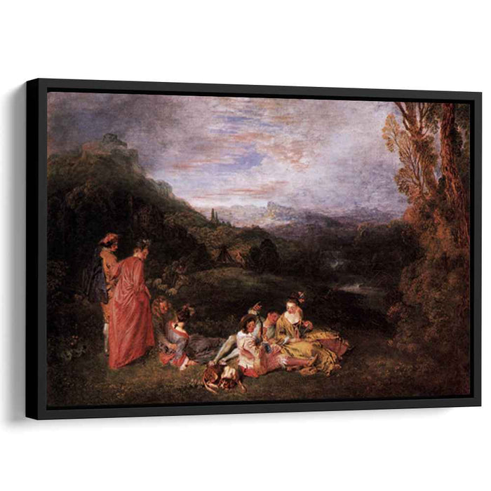 Peaceful Love (1719) by Antoine Watteau
