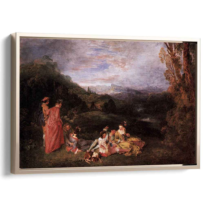 Peaceful Love (1719) by Antoine Watteau