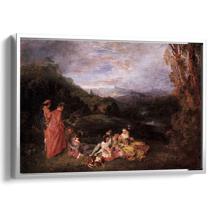 Peaceful Love (1719) by Antoine Watteau