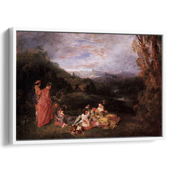 Peaceful Love (1719) by Antoine Watteau