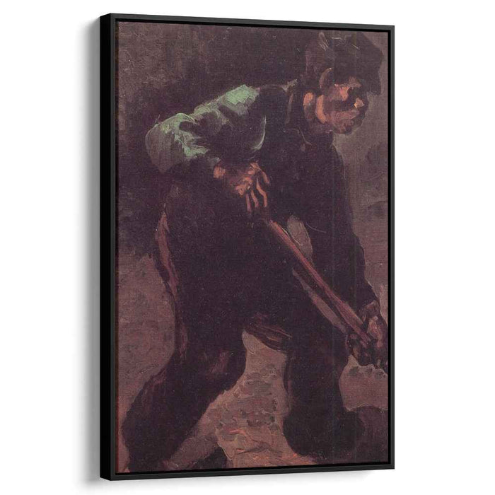 Peasant Digging (1885) by Vincent van Gogh