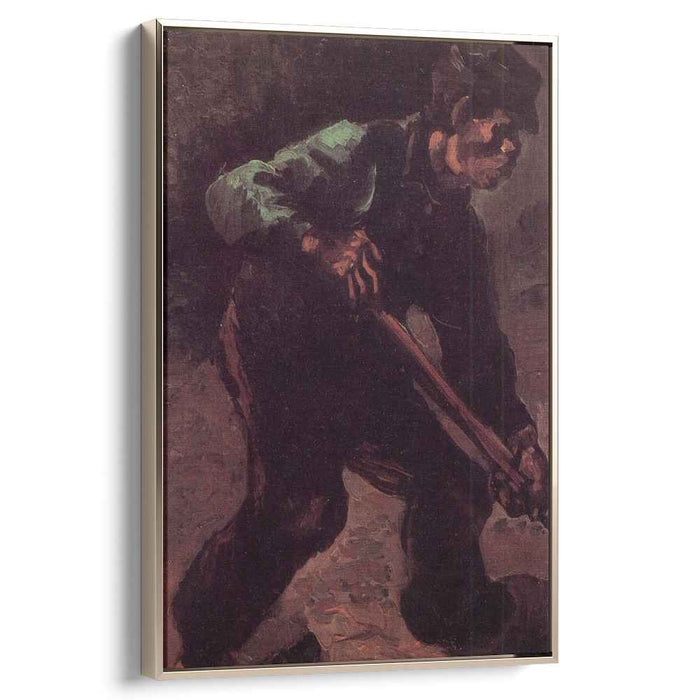 Peasant Digging (1885) by Vincent van Gogh