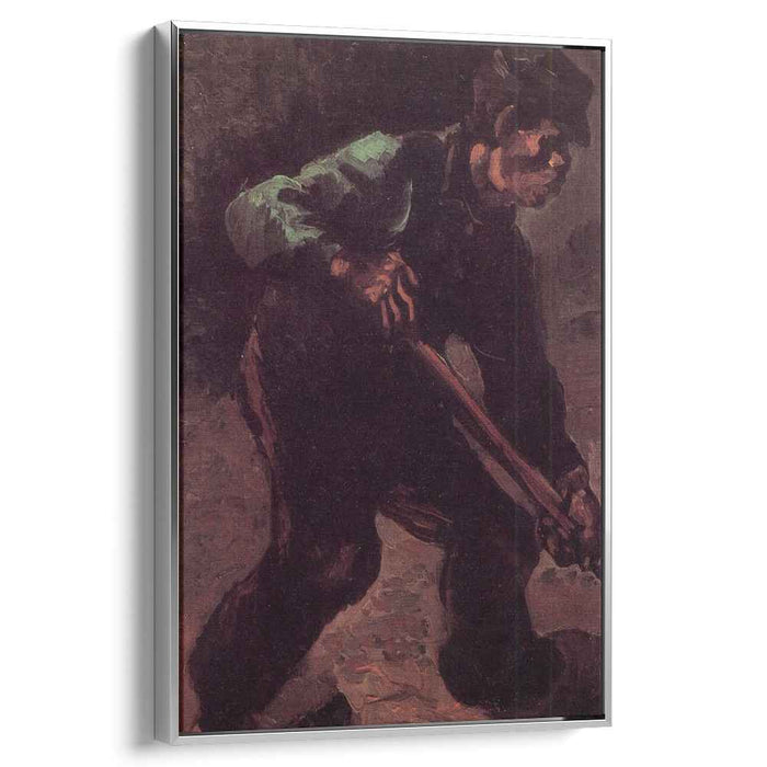 Peasant Digging (1885) by Vincent van Gogh