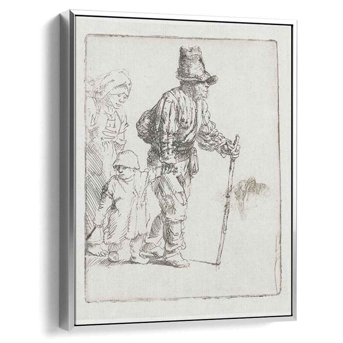 Peasant family on the tramp (1652) by Rembrandt
