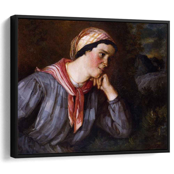Peasant Wearing Madras (1848) by Gustave Courbet