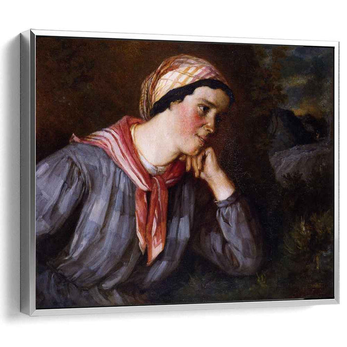 Peasant Wearing Madras (1848) by Gustave Courbet