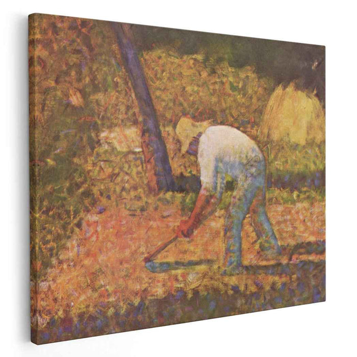 Peasant with Hoe (1882) by Georges Seurat
