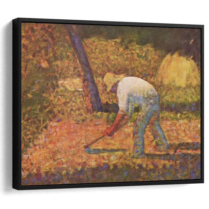 Peasant with Hoe (1882) by Georges Seurat