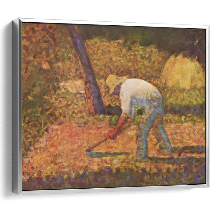 Peasant with Hoe (1882) by Georges Seurat