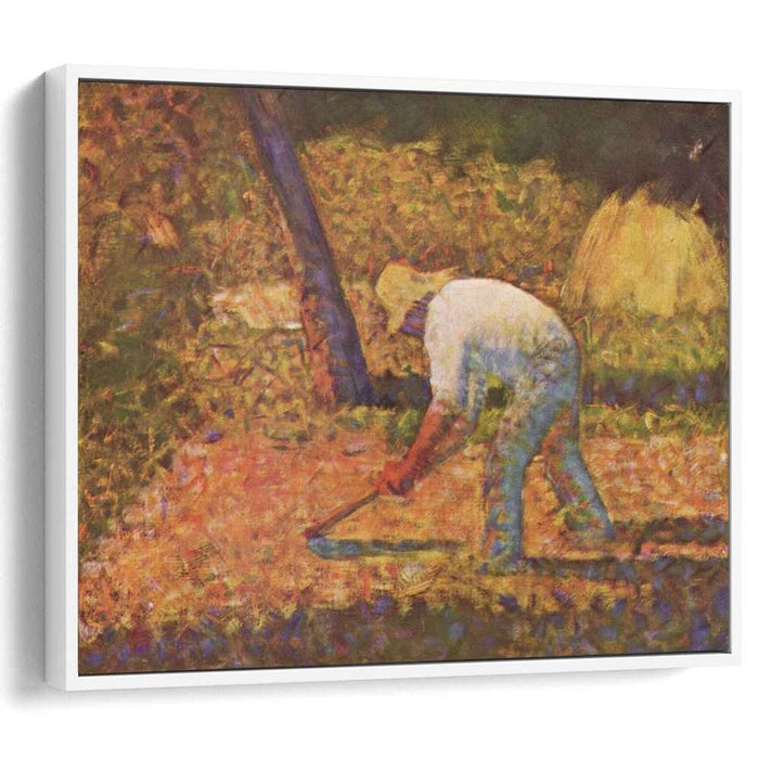Peasant with Hoe (1882) by Georges Seurat