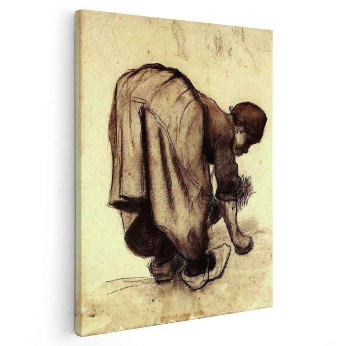 Peasant Woman Bending Over (1885) by Vincent van Gogh