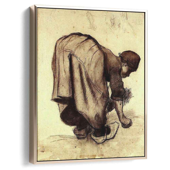 Peasant Woman Bending Over (1885) by Vincent van Gogh
