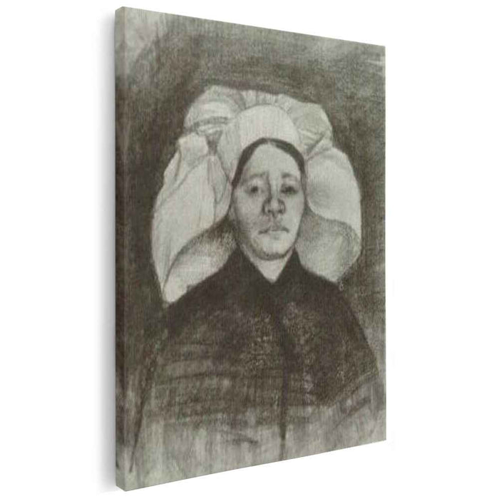 Peasant Woman, Head by Vincent van Gogh