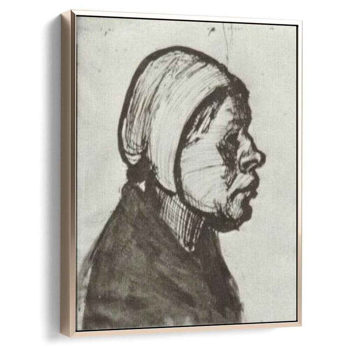 Peasant Woman, Head by Vincent van Gogh