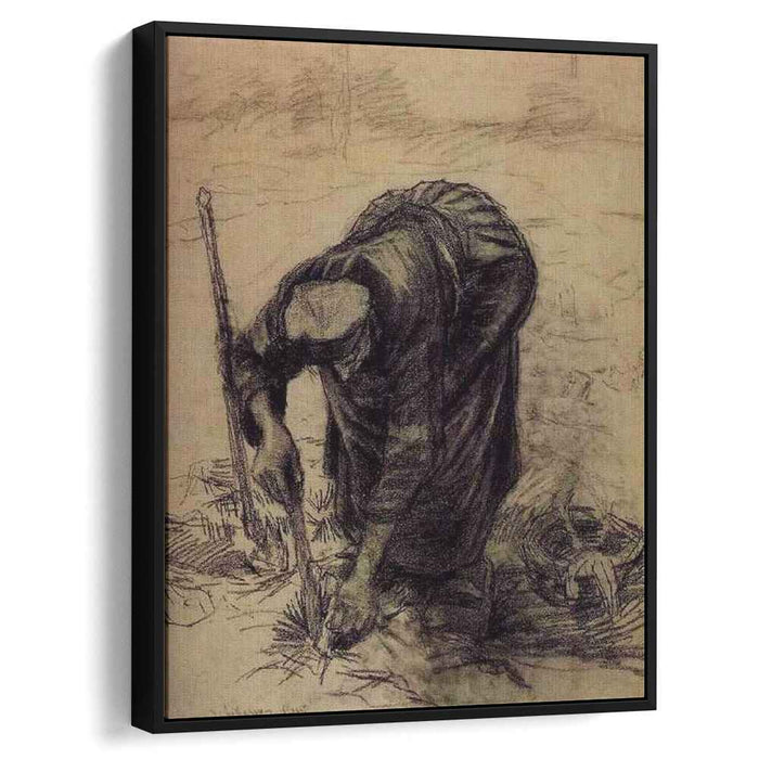 Peasant Woman, Planting Beets by Vincent van Gogh