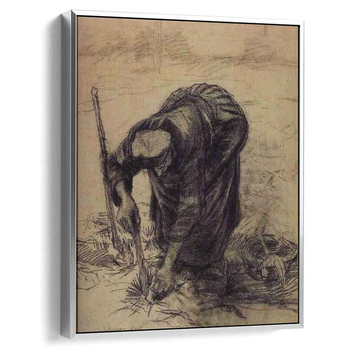 Peasant Woman, Planting Beets by Vincent van Gogh