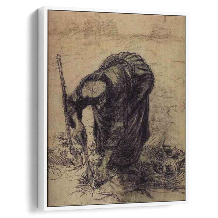 Peasant Woman, Planting Beets by Vincent van Gogh
