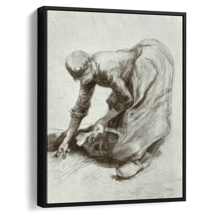 Peasant Woman, Stooping by Vincent van Gogh