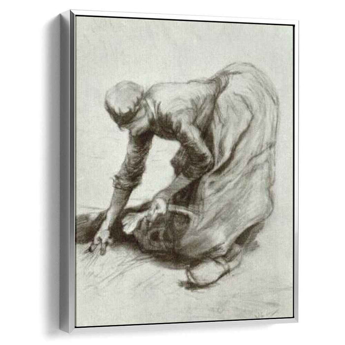 Peasant Woman, Stooping by Vincent van Gogh