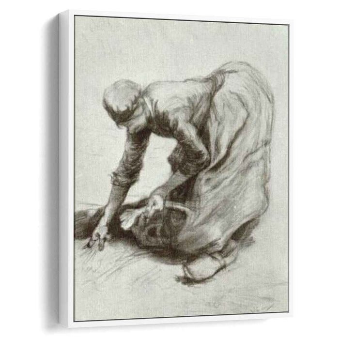 Peasant Woman, Stooping by Vincent van Gogh