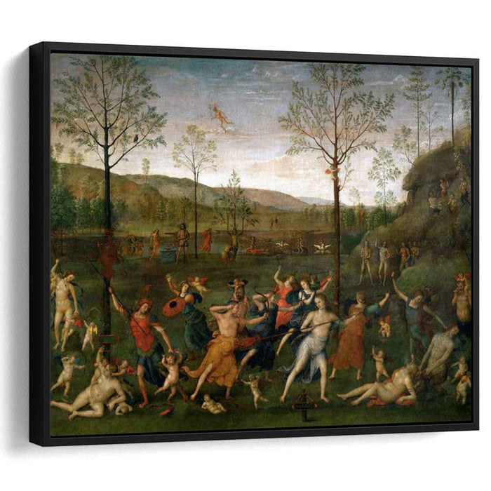 Combat of Love and Chastity (1505) by Pietro Perugino