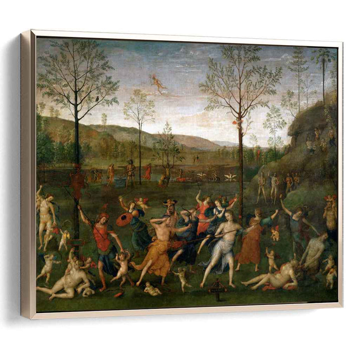 Combat of Love and Chastity (1505) by Pietro Perugino