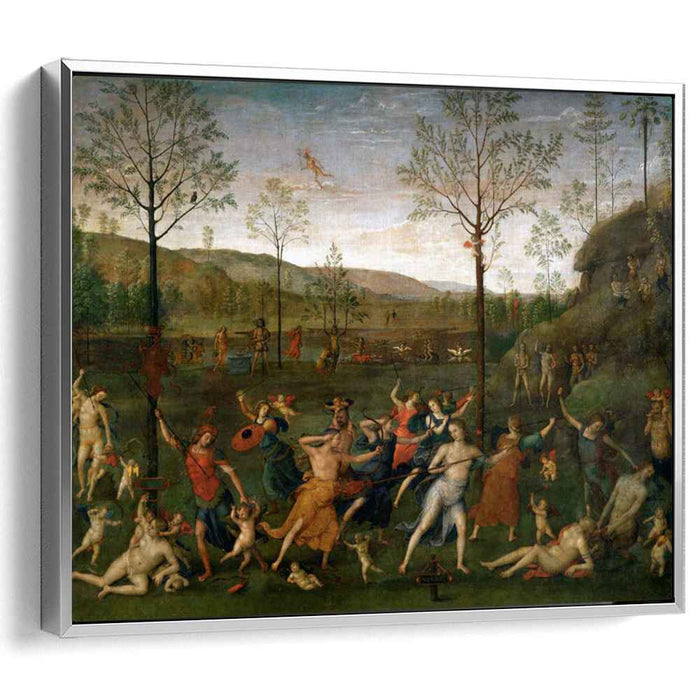 Combat of Love and Chastity (1505) by Pietro Perugino