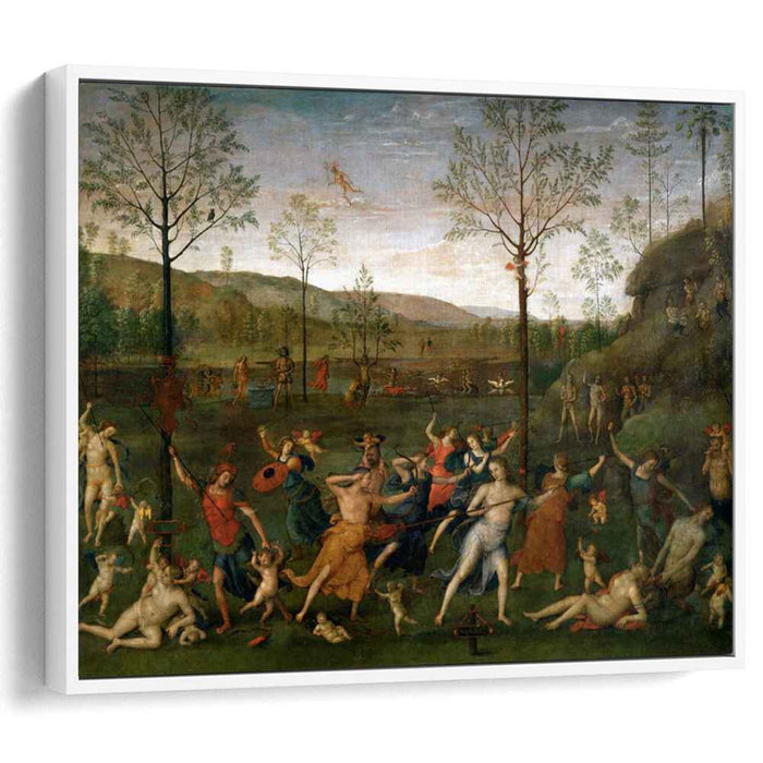 Combat of Love and Chastity (1505) by Pietro Perugino