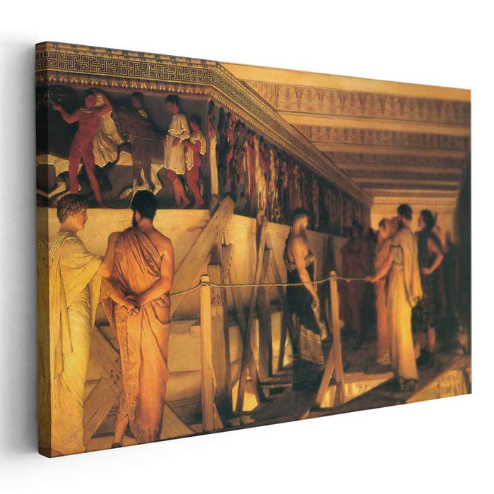 Phidias Showing the Frieze of the Parthenon to his Friends (1868) by Sir Lawrence Alma-Tadema