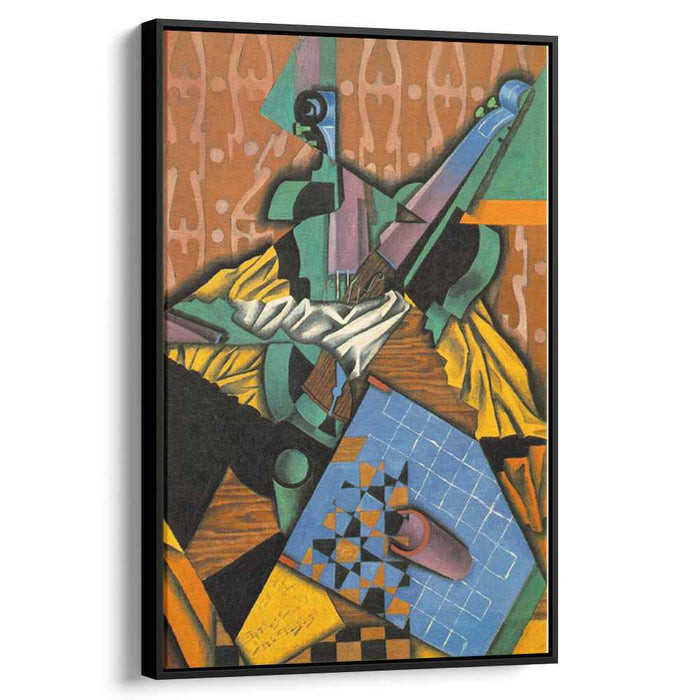 Photograph of Violin and Checkerboard (1913) by Juan Gris