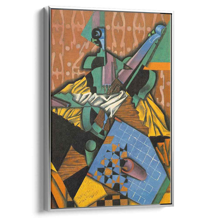 Photograph of Violin and Checkerboard (1913) by Juan Gris